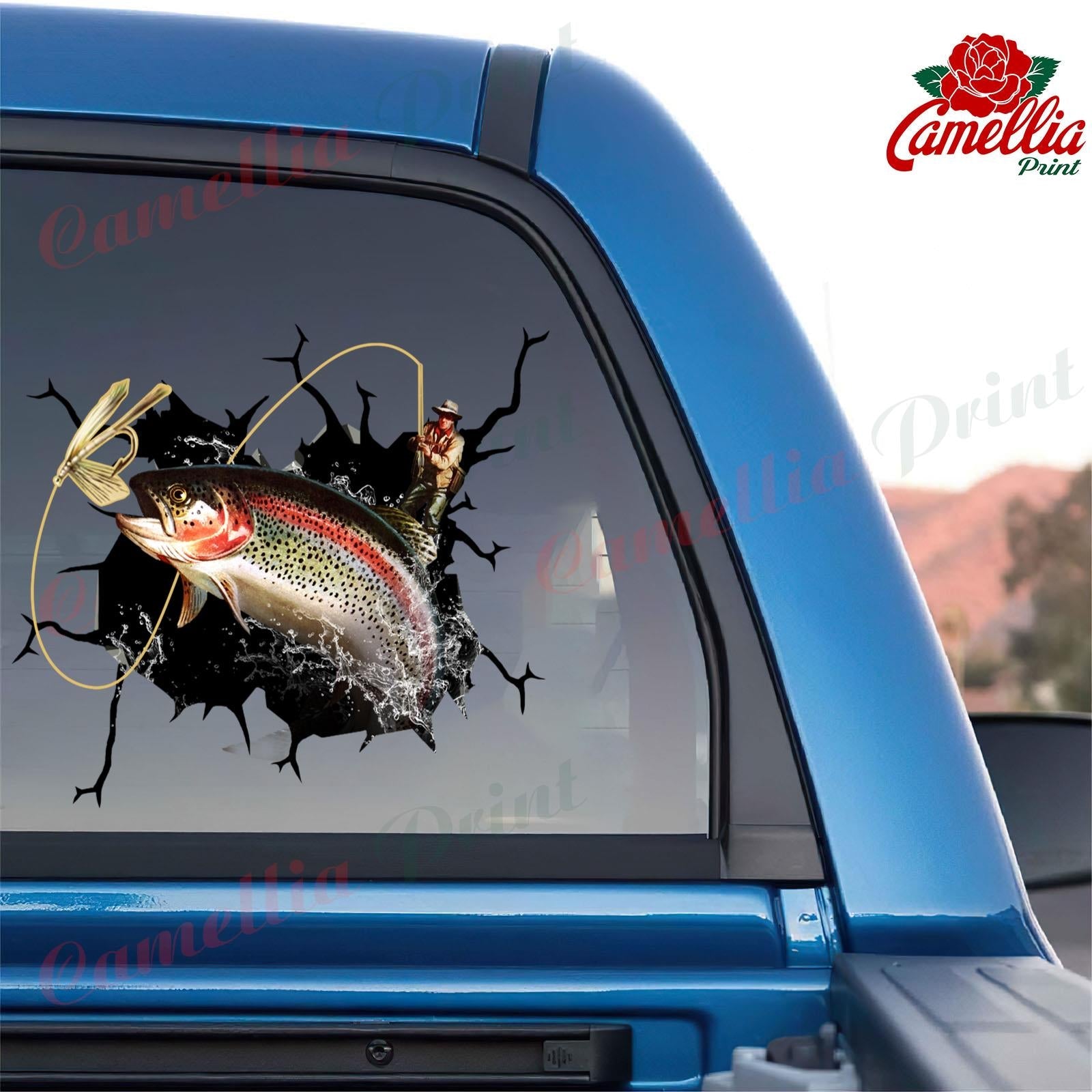 Best Fishing Car Stickers for Anglers and Fishing Fans