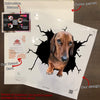 Dachshund Crack Sticker Ideas Funny Custom Decals For Trucks Dog Lover Gifts