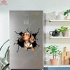 Dachshund Crack Sticker Car Funny Memes Custom Wall Decal Best Gifts - Dog Lovers Sticker view #6