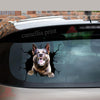 Angry German Shepherd Stickers Crack Sticker Kawaii Corny Jokes Custom Wall Decal Birthday Gift Ideas