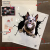 Angry German Shepherd Stickers Crack Sticker Kawaii Corny Jokes Custom Wall Decal Birthday Gift Ideas