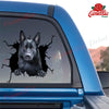 Black German Shepherd Decal Crack Stickers For Scrapbooking Hot Custom Wall Stickers Birthday Delivery