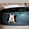 German Shepherd Crack Sticker Box The Cutest Waterproof Labels For Bottles Best Friend Christmas Gifts