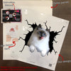 Ragdoll Cat Crack Decor Decal Humor Decal Birthday Gift For Wife