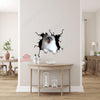 Ragdoll Cat Crack Decor Decal Humor Decal Birthday Gift For Wife