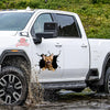 Bengal Cat Crack Bumper Sticker Funny Gifs Art Stickers Presents For Dads