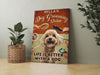 Dog Grooming Customized Poster Personalized Canvas - high-quality print-on-demand material Poster detail