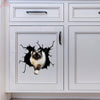 Ragdoll cat crack vinyl sticker pack for cat lovers, waterproof die-cut decal for cars, laptops, and tumblers