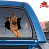 German Shepherd Crack Dad Decal Funny Jokes Kiss Cut Stickers Housewarming - Dog Lovers die-cut waterproof vinyl sticker decal