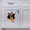 German Shepherd Crack Dad Decal Funny Jokes Kiss Cut Stickers Housewarming - high quality vinyl sticker view #5
