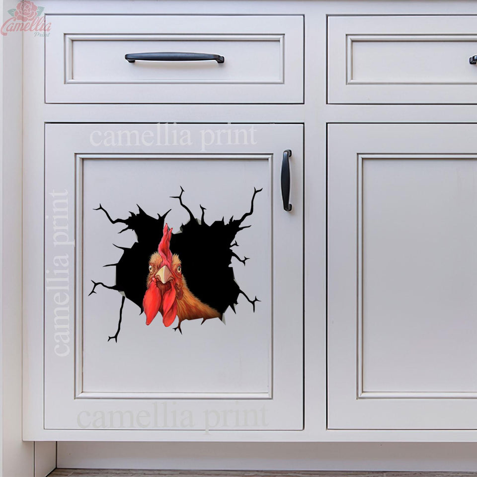 Funny Chicken Decal Items Super Cute Custom Wall Decal Christmas