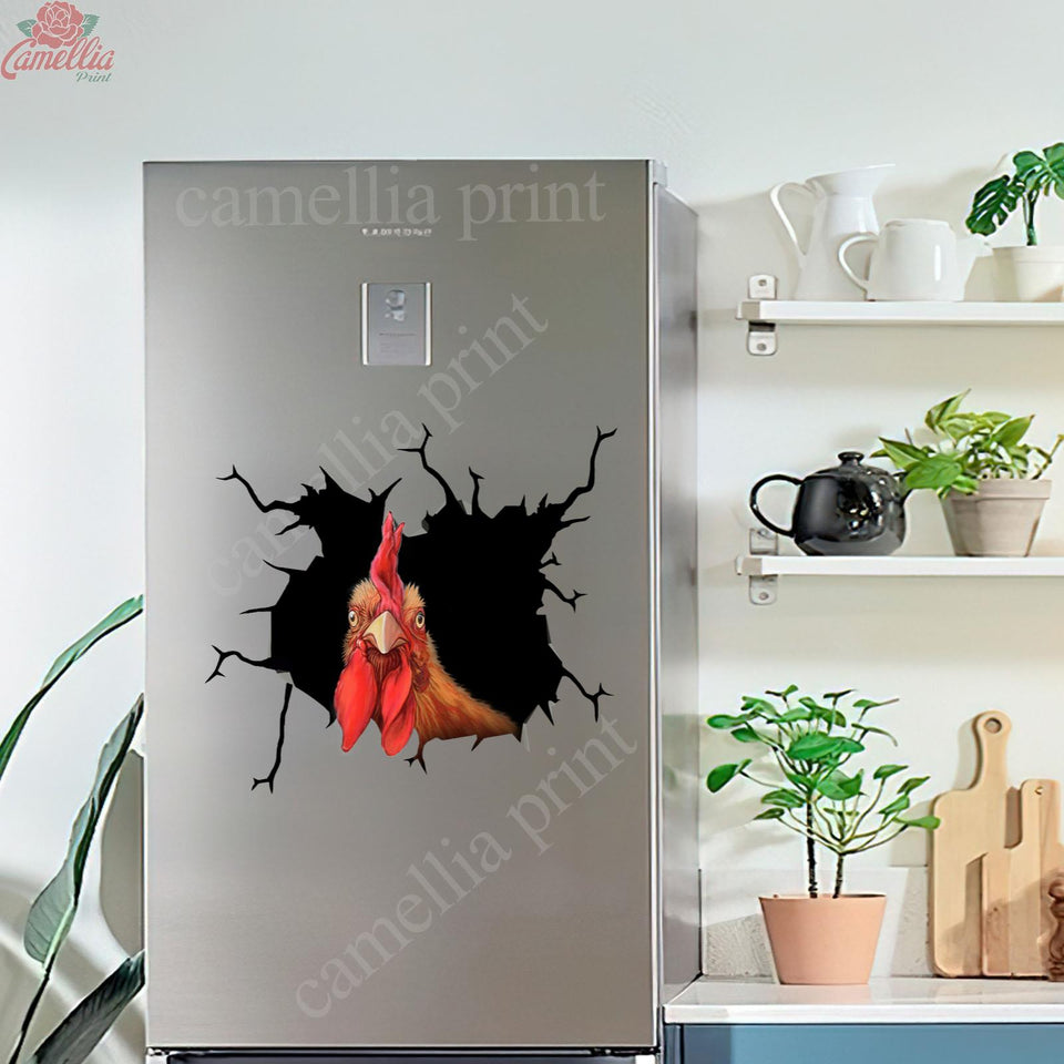 Funny Chicken Decal Items Super Cute Custom Wall Decal Christmas