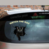 Funny Black Cats Watch the Gas Decal Ideas Funny Custom Window