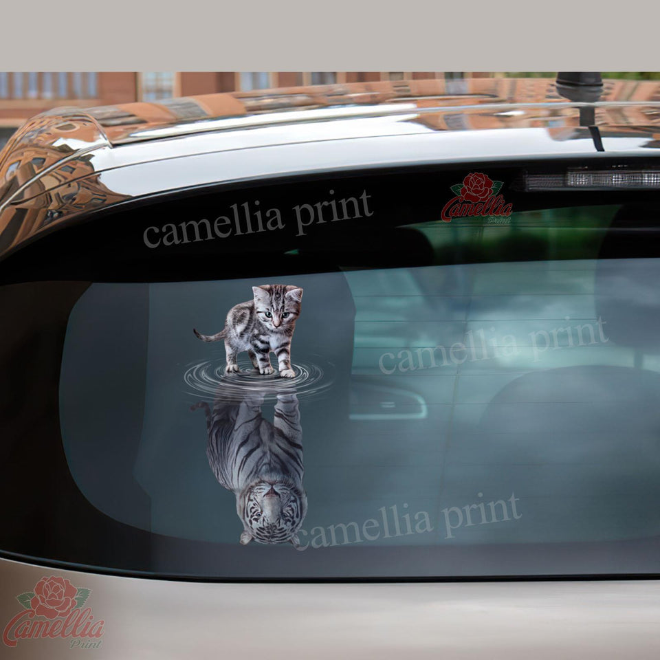 Cats Tigers Animal Cute Sticker Chart Pretty Cute Custom