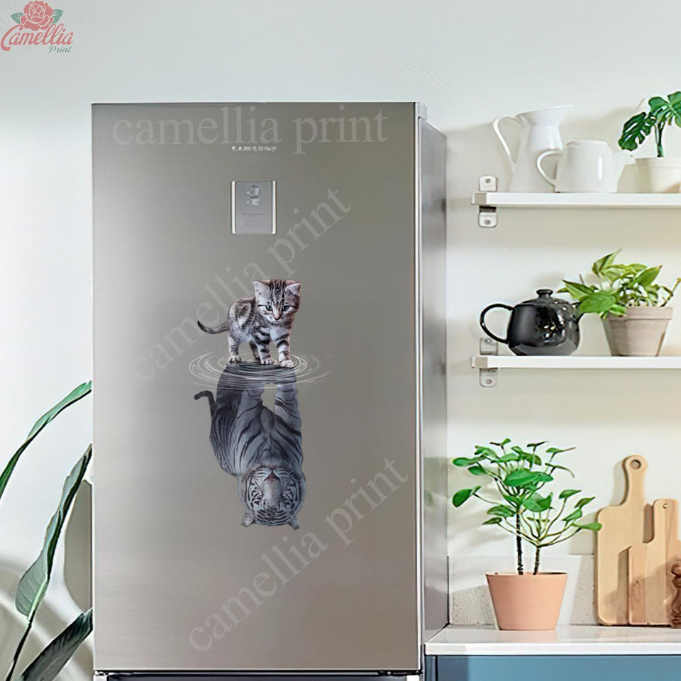 Cats Tigers Animal Cute Sticker Chart Pretty Cute Custom