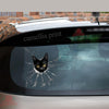 Funny Black Cats Crack Stickers for Scrapbooking Happy Vinyl