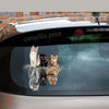 Cats Shade Tigers Animal Sticker Car Window Funny Gifs Custom
