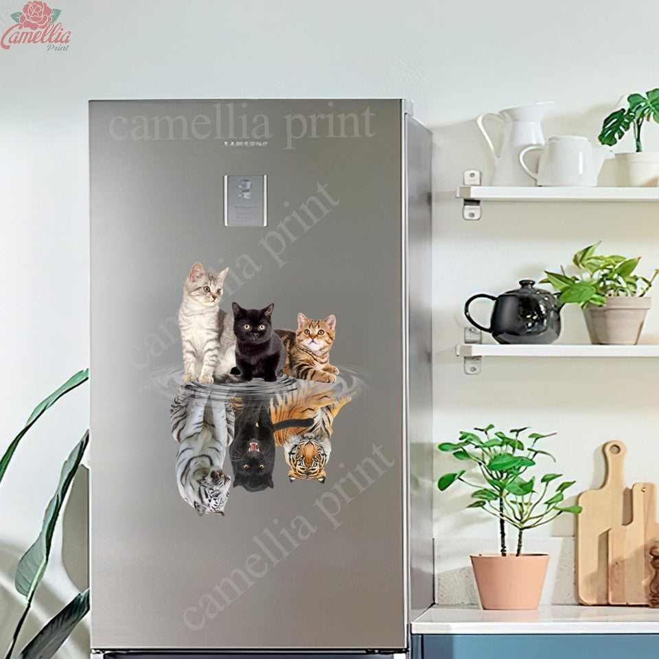 Cats Shade Tigers Animal Sticker Car Window Funny Gifs Custom