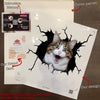 Funny Cats Crack Bone Sticker Funny Car Decals Gifts