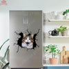 Funny Cats Crack Bone Sticker Funny Car Decals Gifts