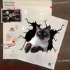 Siamese Cat Crack Sticker Decals Humor Decal Stickers Valentines