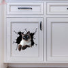 Siamese Cat Crack Sticker Decals Humor Decal Stickers Valentines