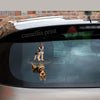 German Shepherd Crack Decal for Wall Funny Stickers Para Carros