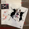 Sable German Shepherd Crack Decor Decal Funny Clear Sticker - premium outdoor waterproof vinyl decal close-up