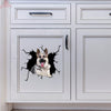 Sable German Shepherd Crack Decor Decal Funny Clear Sticker - high quality vinyl sticker view #5