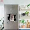 Sable German Shepherd Crack Decor Decal Funny Clear Sticker - Dog Lovers decal sticker view #6