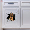 German Shepherd Crack Decal Items Cute a Custom Made Stickers