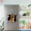 German Shepherd Crack Decal Items Cute a Custom Made Stickers