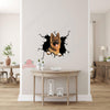 German Shepherd Crack Decal Items Cute a Custom Made Stickers