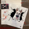 German Shepherd Crack Car Decal Custom Fun Custom Decals Gifts