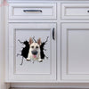 German Shepherd Crack Car Decal Custom Fun Custom Decals Gifts
