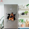 German Shepherd Crack Decor Decal Happy Custom Car Stickers 21st - high quality vinyl sticker view #5