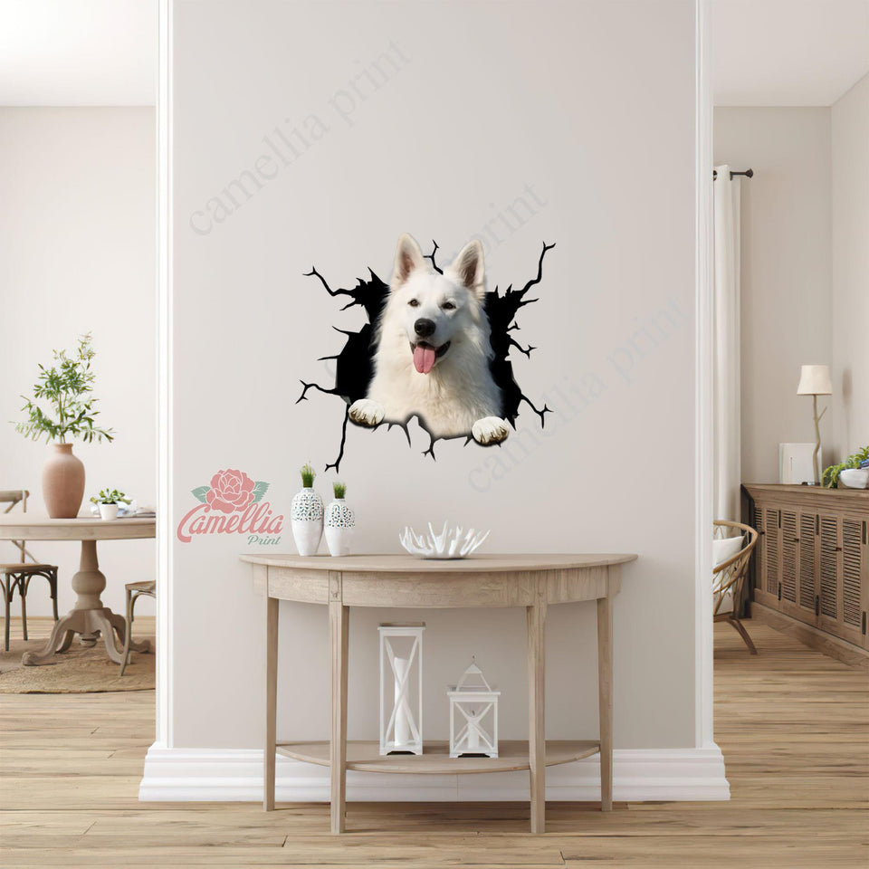 German Shepherd Crack Sticker Decals Nice Waterproof Labels - Dog Lovers decal sticker view #8