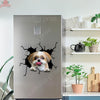 Shih Tzu Crack Bone Sticker The Cutest Art Stickers 60th Birthday Ideas