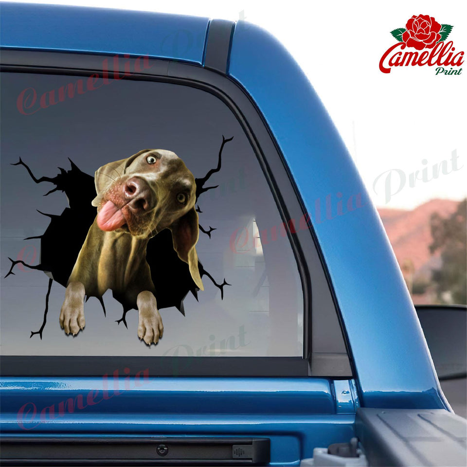 Weimaraner Dad Decal Cute A Custom Wall Decal Gifts For Dog Lovers