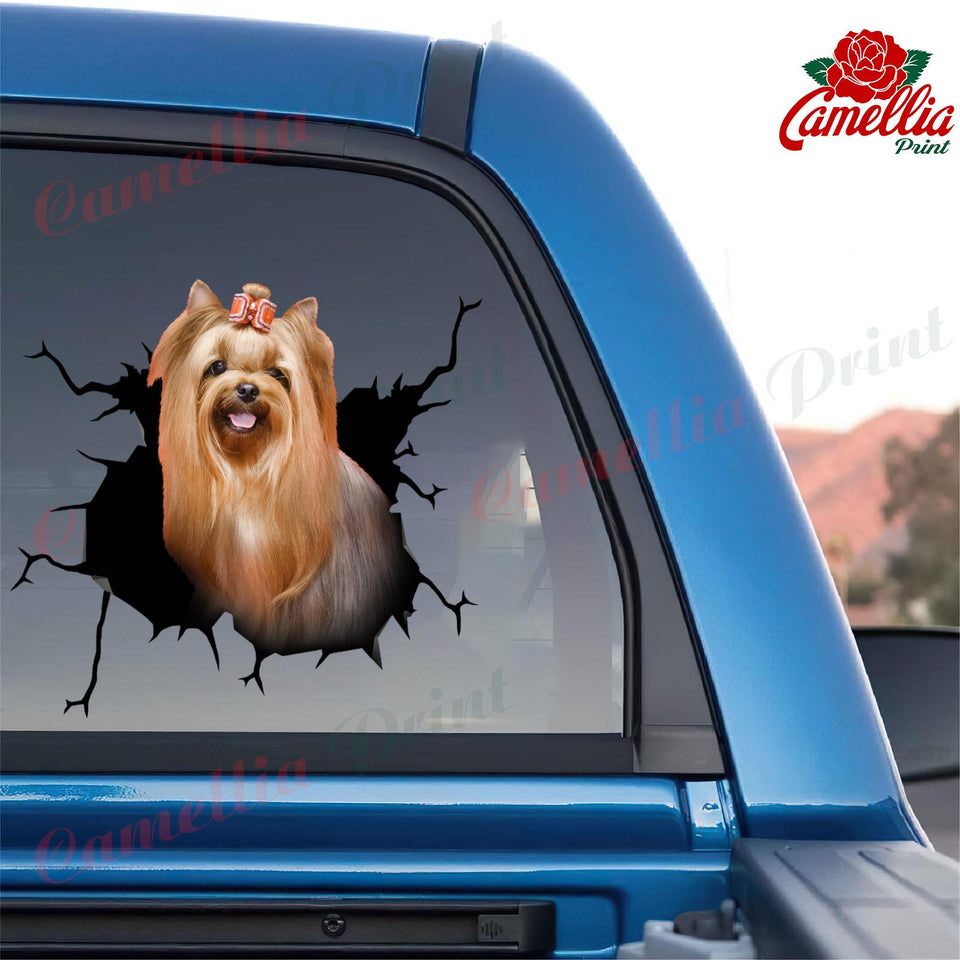 Yorkie Decal Stickers Yorkie Mom Car Decals Love 3d Stickers