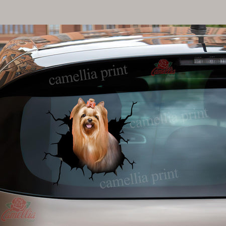 Yorkie Decal Stickers Yorkie Mom Car Decals Love 3d Stickers