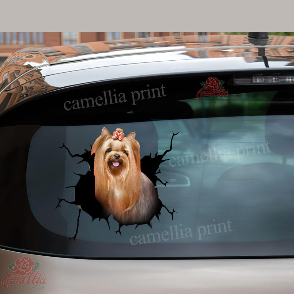 Yorkie Decal Stickers Yorkie Mom Car Decals Love 3d Stickers