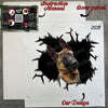 Protective product package containing the Belgian Malinois decal with instructions.