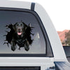Clear standalone product design featuring an artistic Black Lab graphic decal.