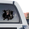 Detailed standalone product design graphic of a Black Labrador Retriever with vivid waterproof ink.