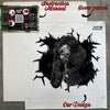 Carefully packaged Black Poodle car decal ready with application instructions.