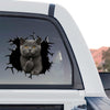 British Shorthair graphic sticker displayed as a standalone product design on a transparent background.
