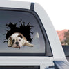 Detailed Bulldogs graphic art shown as a standalone product design on transparent film.