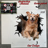 Complete package presentation of the Golden Retriever Wall sticker ready for easy installation.