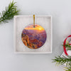 Scenic Arizona canyon keepsake displayed neatly inside an opened white gift box ready for gifting.